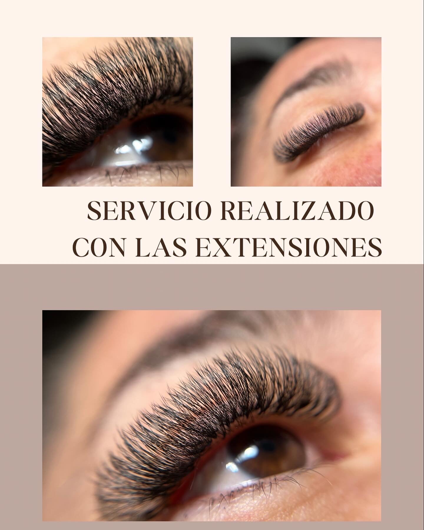 Extensiones de Pestañas 10D.