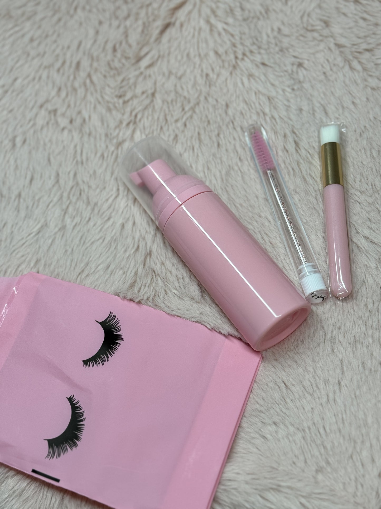 Kit de limpieza para extensiones de pestañas