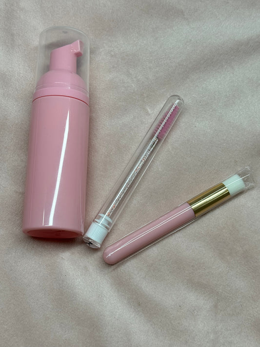 Kit de limpieza para extensiones de pestañas
